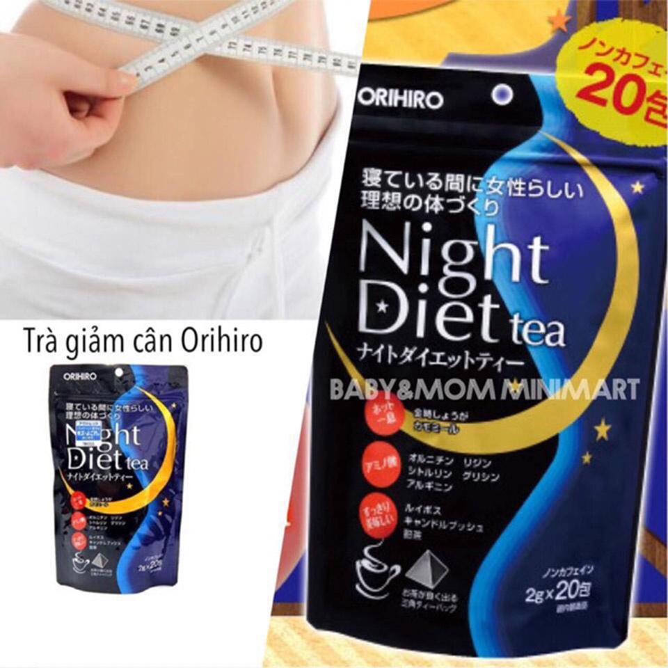 Trà giảm cân Orihiro Night Diet Tea 20 gói